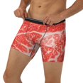 thumbnail image 3 of Salouo Beef Steaks Pattern Men's Boxer Briefs, Soft & Breathable Underwear Elastic Waistband Briefs for Men,1-Pack, 3 of 7