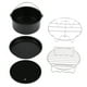 thumbnail image 2 of Gonnely Piezas y Accesorios de freidora Profunda-7 Pulgadas 5 unids/Set Kit de Accesorios de freidora de Aire Pan de Pizza Barril de Pastel Soporte de Metal Herramientas de Cocina, 2 of 14