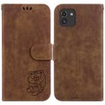 thumbnail image 2 of Compatible with Samsung Galaxy A03 Embossed Cute Tiger Flip Folio Wallet Case Card Pocket Holder Cover, 2 of 5