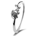 thumbnail image 4 of Wedding Ring Rose Design Elegant Classic Delicate Wedding Ring for Wedding, 4 of 7