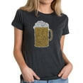 thumbnail image 1 of LA Pop Art Women's Premium Blend Word Art T-shirt - Slang Terms for Being Wasted, 1 of 2