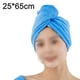 thumbnail image 2 of Toalla para secar el cabello, 1 unidad, absorbente, para baño, turbante para el cabello de secado rápido, súper suave, gorro para el cabello de secado rápido, 2 of 5