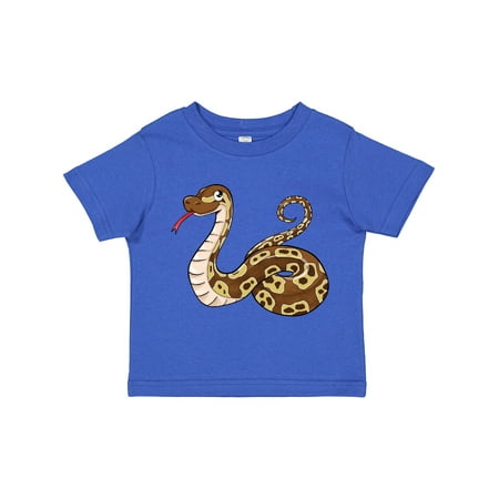 

Inktastic Cute and Cuddly Ball Python Snake Gift Toddler Boy or Toddler Girl T-Shirt