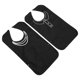 thumbnail image 4 of GOOHOCHY 2 baberos impermeables portátiles para adultos mayores (negros), 4 of 7