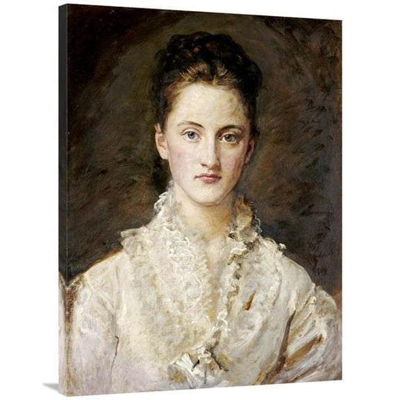 40 in. Portrait of the Artists Daughter Art Print - John Everett Millais