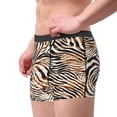 thumbnail image 2 of Pofeuu Watercolor Zebra Print Men’s Boxer Briefs, Moisture-Wicking Underwear, Regular,Trunk-XX-Large, 2 of 5