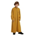 thumbnail image 6 of YAYUBA Boy's Saudi Arabic Long Sleeve Robe Ramadan Dress Middle East Clothing, 6 of 9