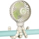 thumbnail image 3 of Mini ventilador eléctrico con soporte Verano Mano Ventilador eléctrico portátil plegable con trípode, blanco Speravity HA7098-01B, 3 of 6