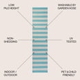 thumbnail image 3 of JONATHAN Y SANTA MONICA 2 x 8 Runner Rug, Negril Two-Tone Wide Stripe - Aqua/Cream, SMB203E-28, 3 of 5