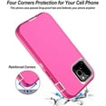 thumbnail image 6 of iPhone 12/12 Pro Heavy Duty Case - Pink {3 Layer Shock Absorbent Durable Case- Compatible for iPhone 12 and iPhone 12 Pro 6.1 inch), 6 of 7