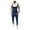 Navy, variant on Aoochasliy Ripped Washed Denim Bib Overalls (Men's)