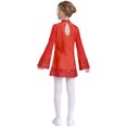 thumbnail image 4 of Vestidos de baile de Jazz para niñas, lentejuelas brillantes, gimnasia, Ballet, cuello falso, manga acampanada, vestido con abertura en la espalda, disfraz de Fiesta Disco, 4 of 5