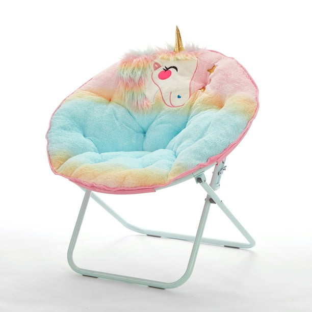 Heritage Club Critter Saucer Chair, Unicorn