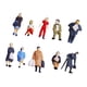 thumbnail image 3 of 24 Piezas de de Personas Pintadas Modelo DIY de Tren Edificios Parque Accs HO, 3 of 5