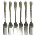 thumbnail image 4 of 6 Pc Stainless Steel Dinner Forks Table Flatware Set Cutlery Heavy Duty Utensils, 4 of 6