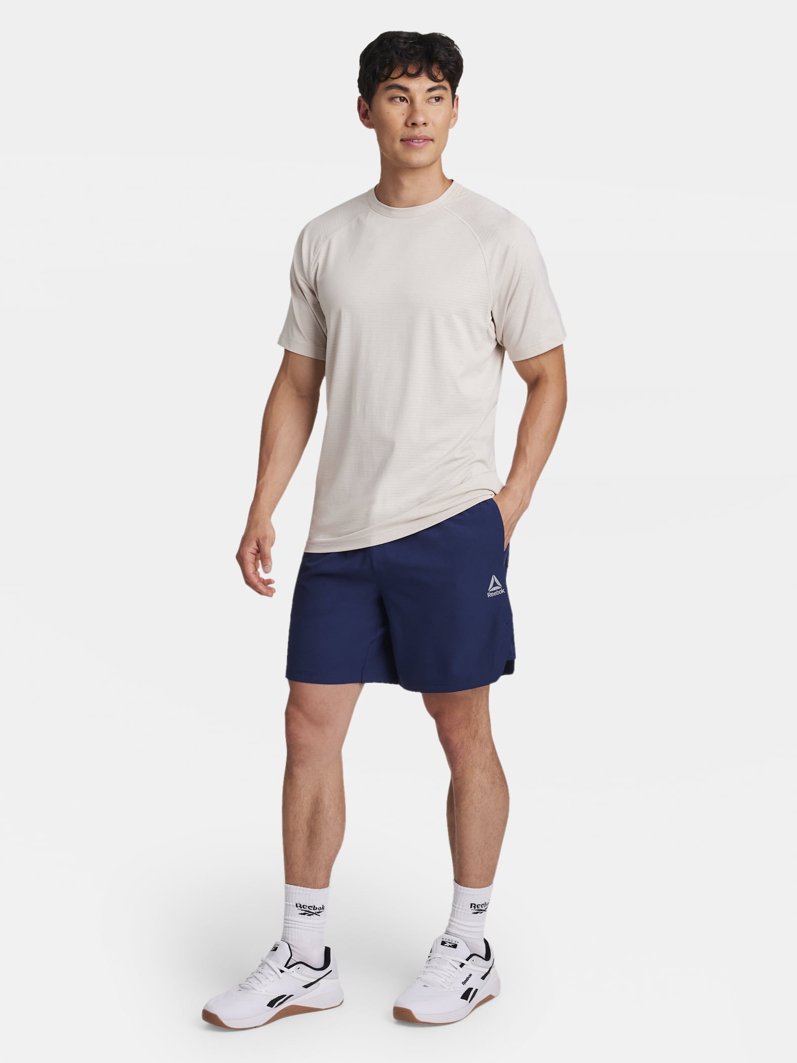 Reebok Men's and Big Men's Woven Shorts, 5" & 7" Inseams, Sizes XS-5XL