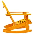 thumbnail image 2 of vidaXL Garden Adirondack Rocking Chair Solid Fir Wood Orange, 2 of 4