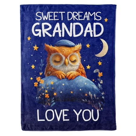 Funnil Soft Throw Blankets for Grandad Birthday Christmas Gifts Fathers Day Blankets Gifts from Grandchild 50 x60 Purple Funnil Soft Throw Blankets for Grandad Birthday Christmas Gifts Fathers Day Blankets Gifts from Grandchild 50 x60 Purple