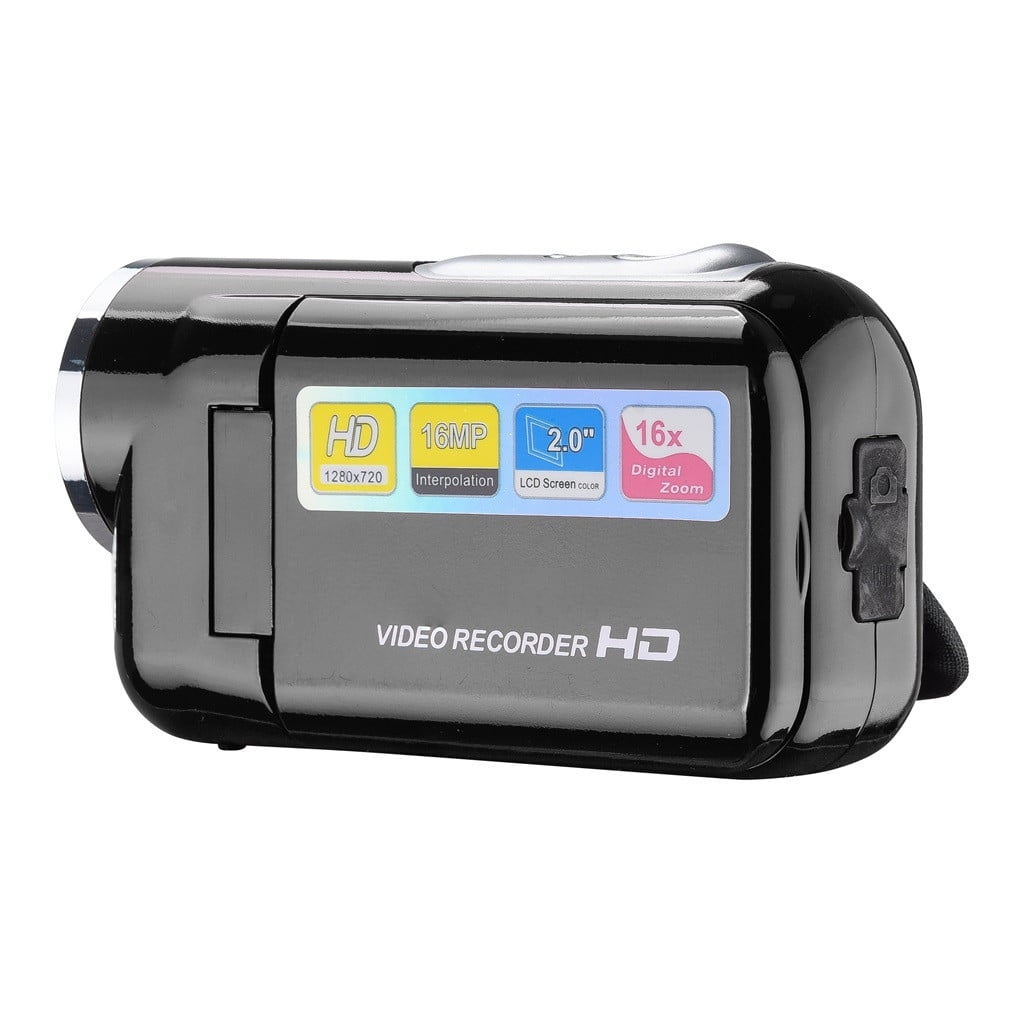 VANLOFE Photo Video Camcorder HD 720P Handheld Digital Camera 4x Digital Zoom 2.0 Inch