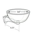 thumbnail image 3 of 14" Bowl Display for Pegboard/Slatwall, 3 of 8