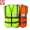 Orange, variant on Glam Hobby Reflective High Visibility Safety Vest with Pockets, Zipper, Breathable, Orange, Unisex Adult