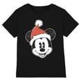 thumbnail image 1 of Disney T-Shirt pour Adulte Mickey Mouse avec Chapeau du Père Noël, 1 of 2