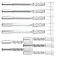 thumbnail image 4 of 12Pcs Heavy Duty Aluminum Screen Latches - Rustproof Spring Fasteners for Secure Window Fit, Easy Install Garage Patio, 4 of 8