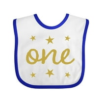 Inktastic 1st Birthday One Gold Boys or Girls Baby Bib