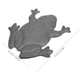 thumbnail image 2 of HONMEET Paving Stones For Garden Cast Iron Frog Shaped Stepping Stone Silver Nonslip Surface 1Pack, 2 of 7