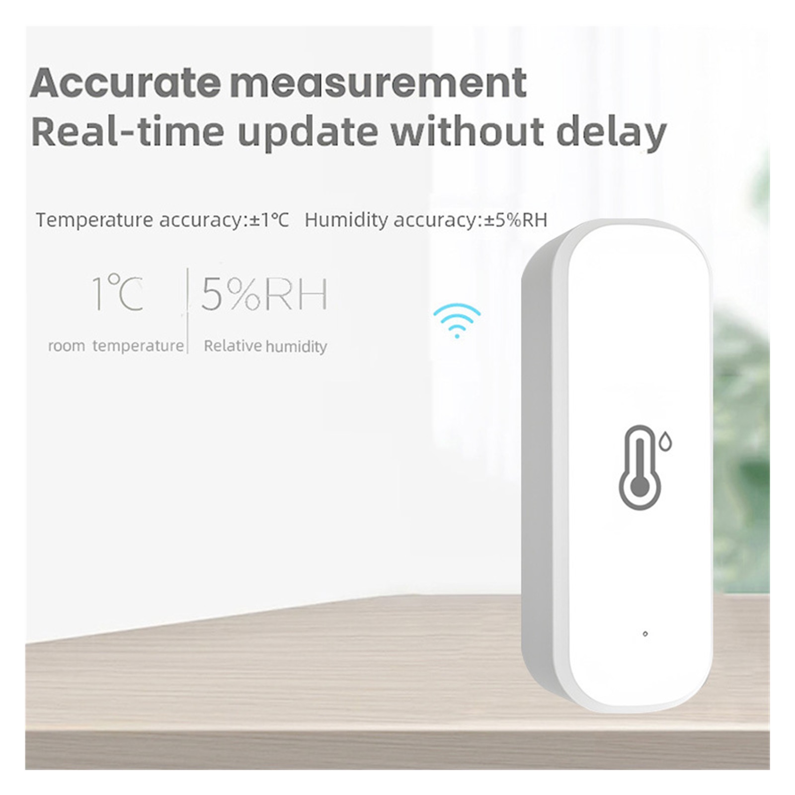Smart Home Temperature and Humidity Sensor WiFi Indoor Thermometer Monitor Works ,Fast Response