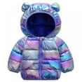 thumbnail image 2 of Bullpiano 2-7 Years Kids Baby Boys Girls Winter Coats Hoods Warm Light Puffer Down Jacket Outwear, 2 of 4