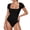 Black, variant on Venzia Women's Casual Sleeveless Romper with Pockets Solid Color Summer Jumpsuit