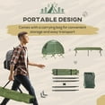 thumbnail image 6 of NovaCraft  Camping Tent Cot, Single Person Folding Cot Combo, Off-Ground Tent, Covered Outdoor Bed with Carry Bag for Hiking, Camping, 6 of 9