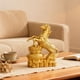 thumbnail image 5 of Figura de caballo Feng Shui, figura de resina coleccionable, decoración de escritorio para balcón. Oro, 5 of 7