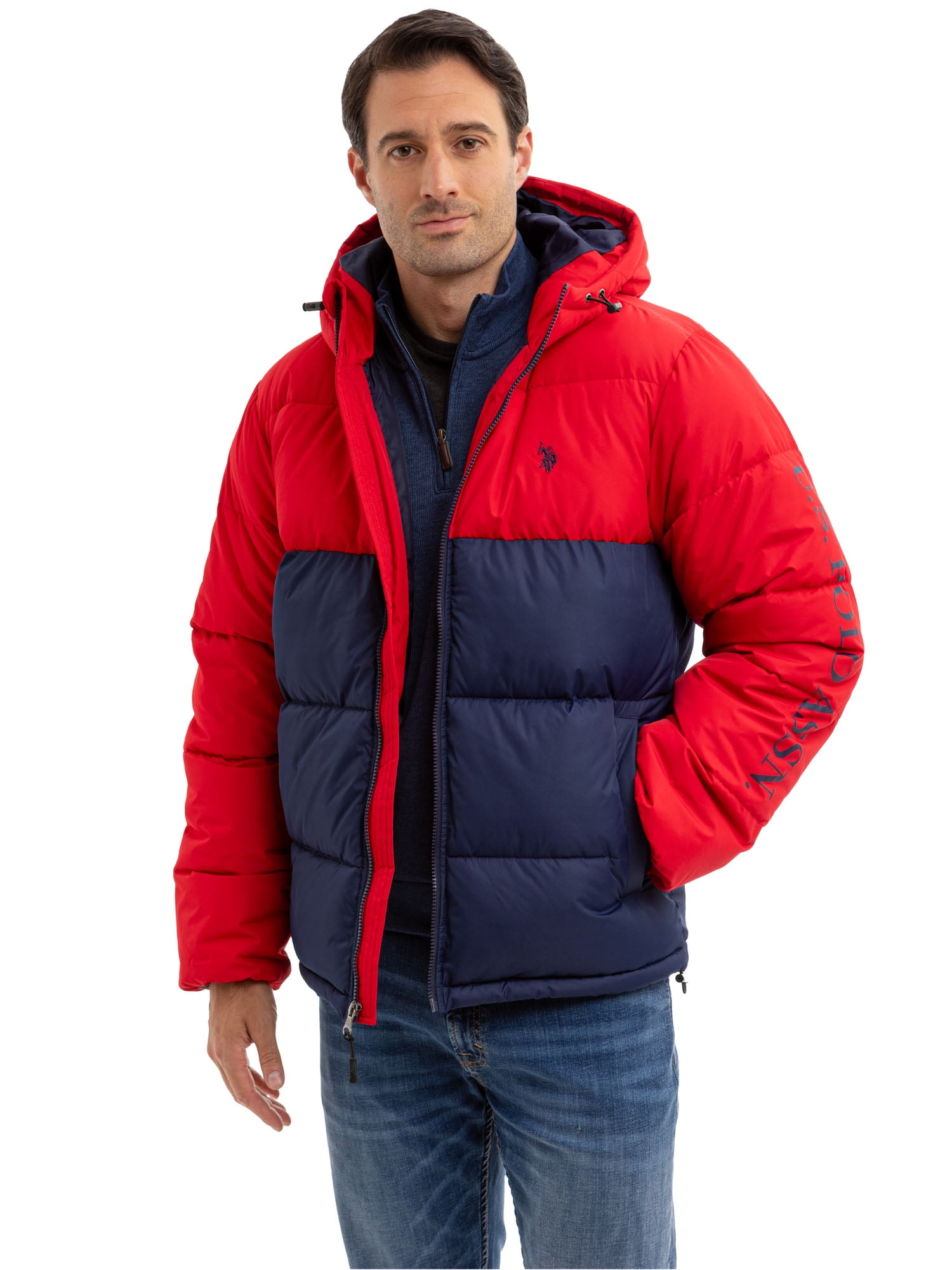 U.S. Polo Assn. Men's & Big Men's Puffer Jacket, Sizes S-3XL U.S. Polo Assn. Men's & Big Men's Puffer Jacket, Sizes S-3XL
