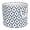 Lattice Navy, variant on DII Bone Dry Medium Round Pet Toy and Accessory Storage Bin, 14.5"(Dia)x12"(H), Collapsible Organizer Storage Basket for Home D�cor, Pet Toy, Blankets, Leashes and Food-Taupe with Brown Paw