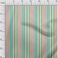thumbnail image 2 of oneOone Cotton Silk Fabric Multicolor Stripe Decor Fabric Printed BTY 42 Inch Wide, 2 of 4