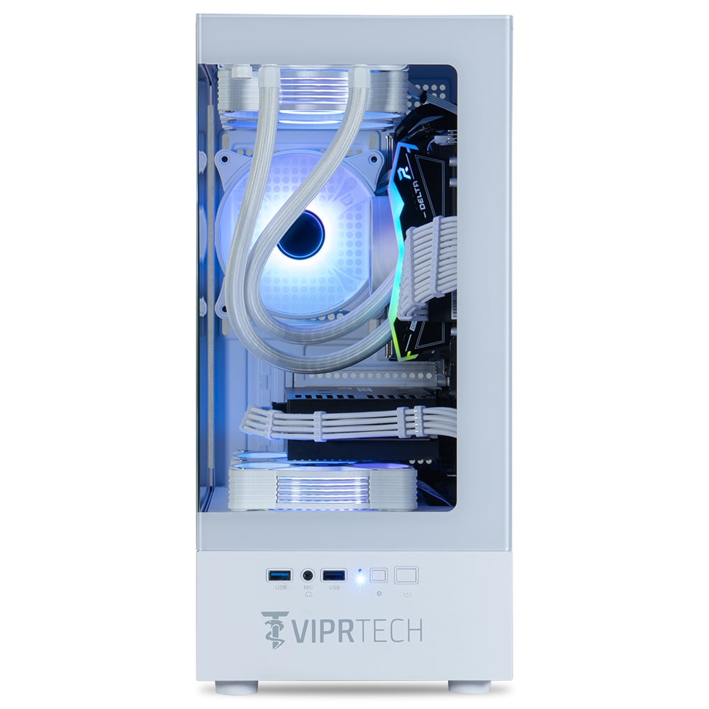 ViprTech Reaper 1.0 Gaming PC, AMD Ryzen 7 8700F 5GHz, RTX 5060 Ti, 16GB DDR5, 1TB SSD Desktop White