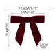 thumbnail image 2 of 12 adornos navideños con lazos de terciopelo con forma de varita mágica | Adornos para árboles y accesorios para envolver regalos | Lazos rojos y verdes con ribete dorado, 2 of 5