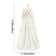 thumbnail image 3 of Hand Towels Cute With Hanging Loop Bathroom Hand Bath Towel Kitchen Towels Microfiber Absorbent Quick Dry Utility Towel For Home Bathroom, 3 of 6