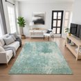 thumbnail image 4 of Addison Rugs Mayfield Premium Machine Washable Transitional Abstract Teal Rectangle Rug, 9' x 12', 4 of 4