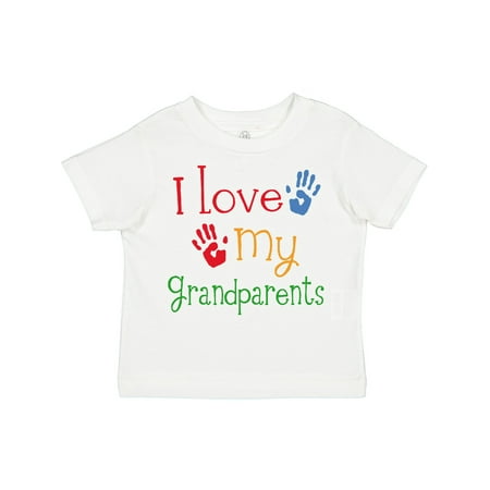 

Inktastic I Love My Grandparents Gift Toddler Boy or Toddler Girl T-Shirt