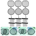 thumbnail image 2 of Arborister 1 Set Black Weaving Net Caps Elastic Drawstring Ponytail Hair Net Wig Making Tools, 2 of 10