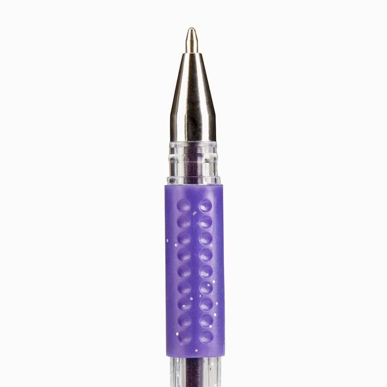 KINGART Glitter Gel Pens Set, 30-Count, 2.5mm photo 5