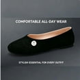 thumbnail image 4 of CHICVOMEY Flats for Women Comfortable Dressy Round Toe with Anti-Slip Sole Convenient Slip on Shoes for Casual Formal Workplace, 4 of 8