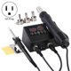 thumbnail image 2 of Soldering Iron Hot Air 2-In-1 BGA Rework Solder Station Desoldering Repair for Cell-Phone PCB IC Welding Tools US Plug, 2 of 5