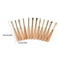 thumbnail image 3 of 12 Pieces/set Woodworking Sculpture Portable Engraving Edge Hand Woodworker Accessories Portable Tool for Beginners Craft Woodworker Workshop Accessories, 3 of 6