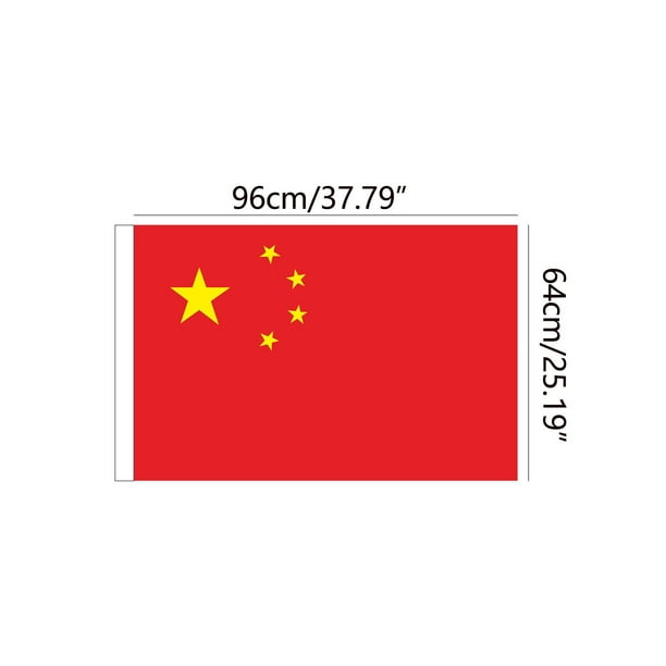 Bandera china Tamaño grande 6 Especificaciones Bandera de protección solar nano impermeable para interiores y exteriores Wmkox2445yii hfskjfh2438
