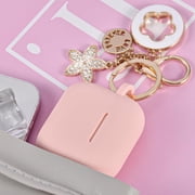 Apple Airpods 4 phone cases, new women's anti drop silicone iPod 4 earphones, wireless accessories, charging case, Airpods 4th generation girls' shiny keychain, earphone protective cover