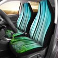 thumbnail image 1 of ABPHQTO Juego de 2 fundas de asiento de coche verde paisaje raíz de árbol cubierto todo el suelo naranja Universal Auto asientos delanteros Protector se adapta, 1 of 4